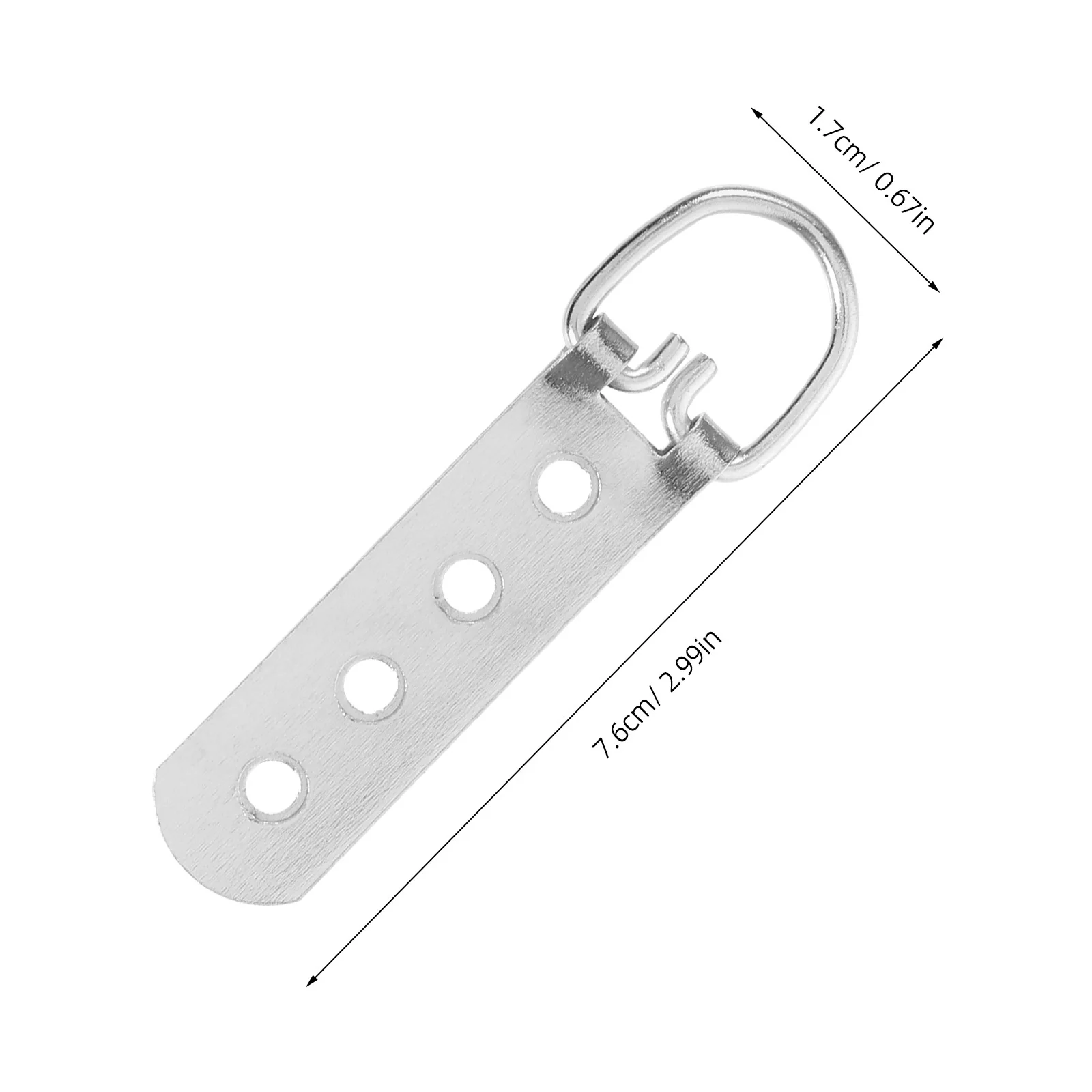 8 قطعة إطار الصورة معلقة الأجهزة D-حلقة مسامير العيينة المعدنية مسامير للخشب البلاستيك إطارات معدنية الثقيلة صورة الشماعات