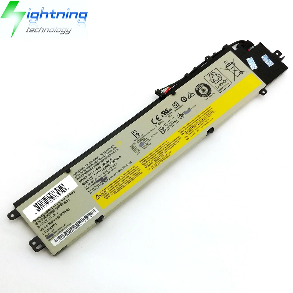 Nouvelle batterie d'ordinateur portable d'origine L13SafeP01 7.4V 6600mAh pour Lenovo Erazer Y40-70-ISE Y40-80 L13L4P01 L13C4P01