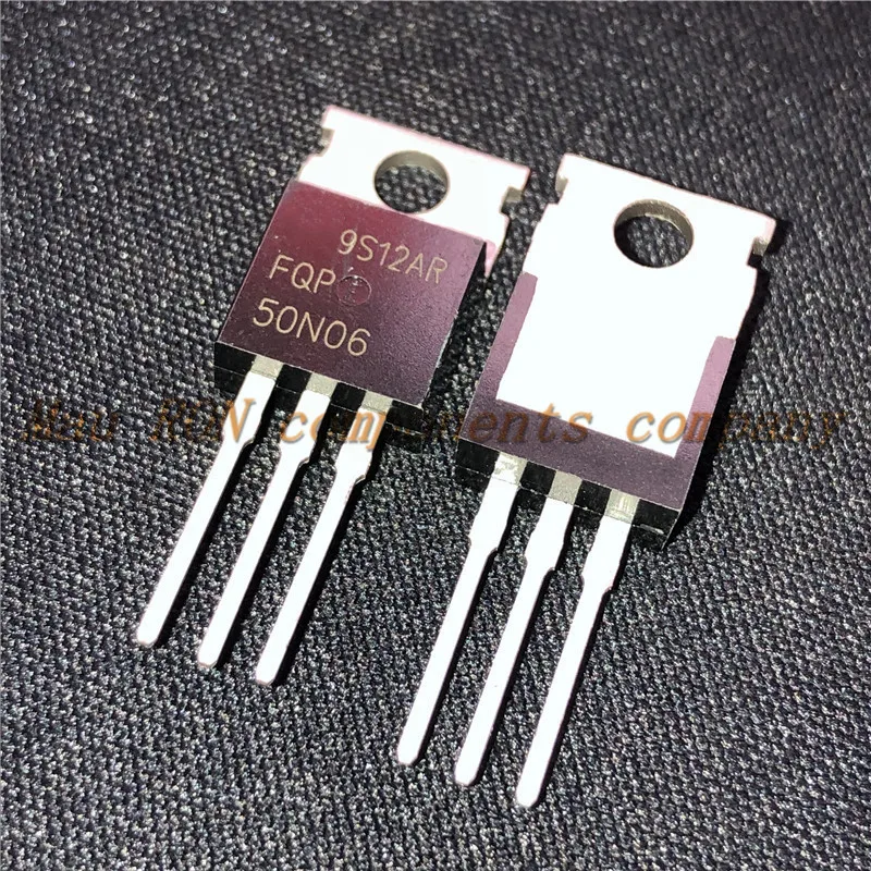 10PCS/LOT  FQP50N06 RFP50N06  TO-220 MOS 60V 50A TO-220 New original  In Stock