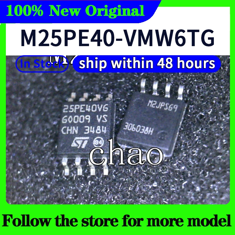 M25PE40-VMN6TP M25PX80-VMN6TP M25PE10-VMN6TP M25PE40-VMN6P M25PE40-VMW6TG Em estoque 48 horas de envio
