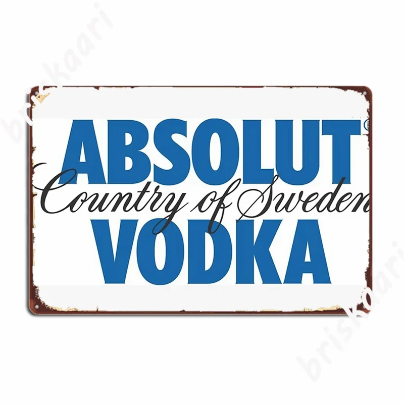 Vodka Sticker Essential Metal Signs Cinema Living Room Cinema Retro Poster Tin sign Posters