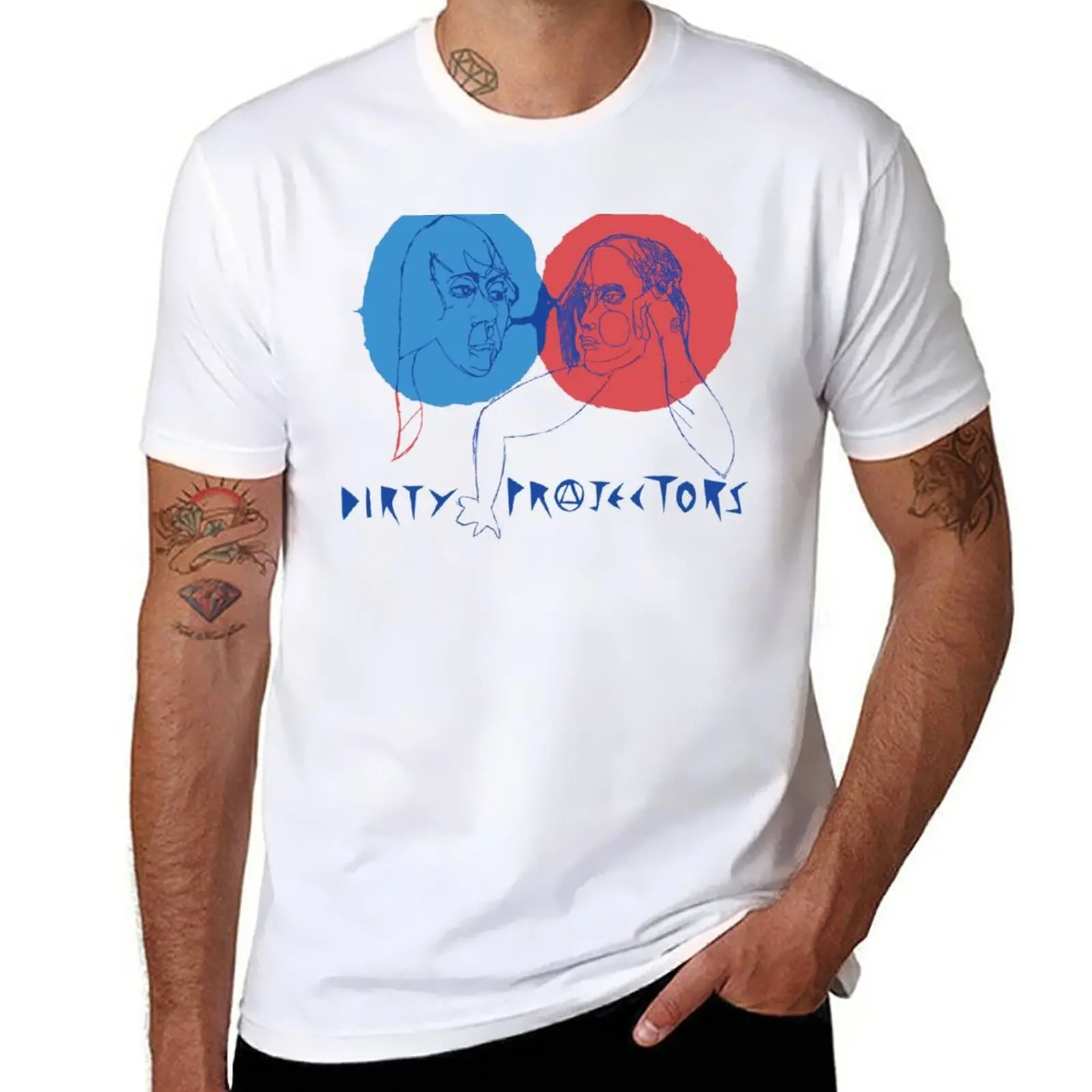 DIRTY PROJECTORS T-Shirt hippie clothes quick-drying graphics summer clothes mens graphic t-shirts funny