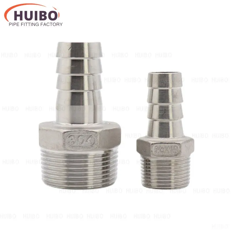 Hose Barb Connector 304 Stainless Steel 1/8\