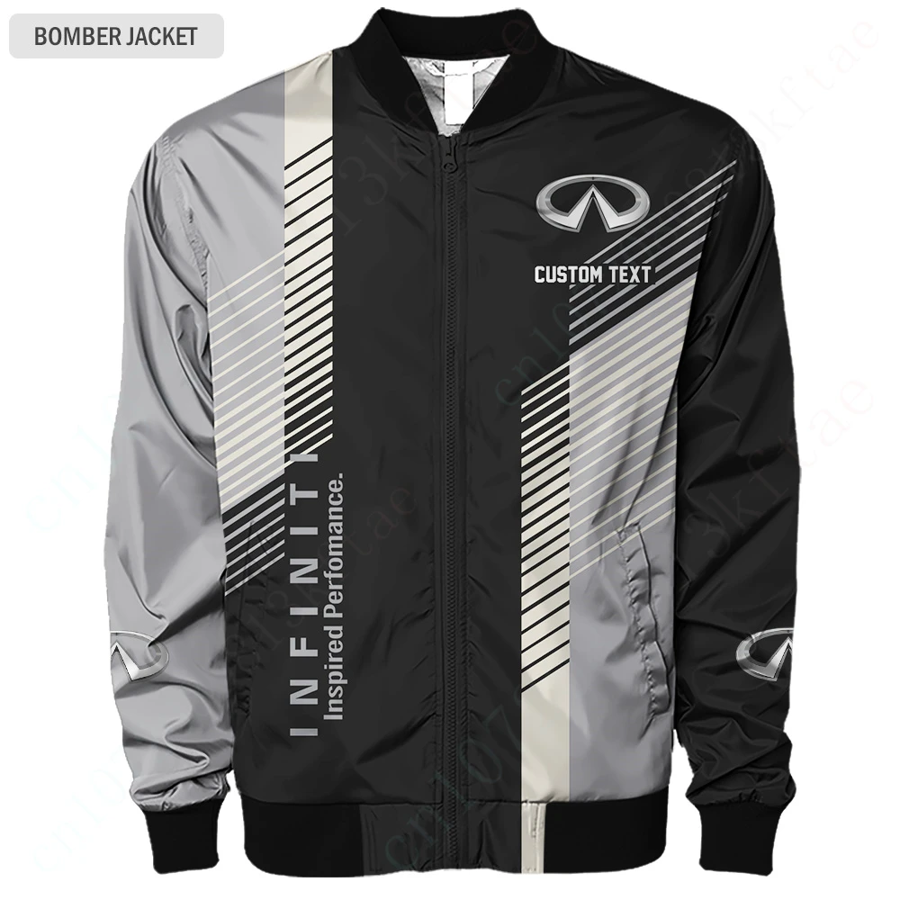 

Infiniti Windbreaker Techwear Baseball Uniform Jackets For Men's Clothing 3D Jacket Harajuku Parkas Thick Coats Bomber Jacket