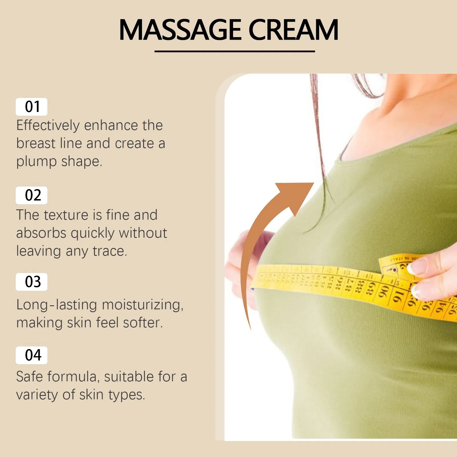 Breast Moisturizing Cream To Shape The Chest Curve To Enjoy Confident Charm Chest Massage Breast Plumpness And Firming Cream