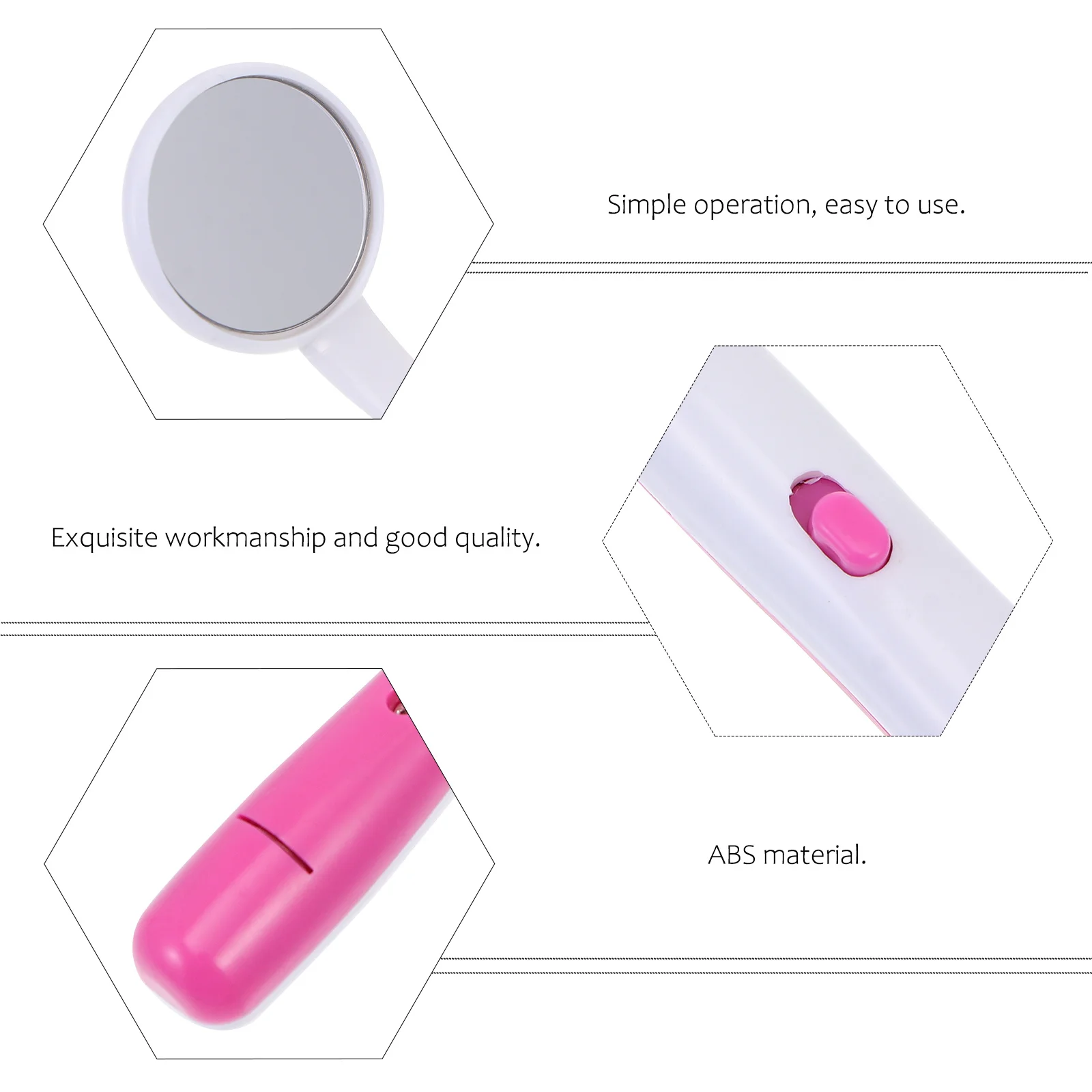 

2 Pcs Anti-fog Dental Mirror Telescoping with LED Light Lighted Teeth for Tooth Care