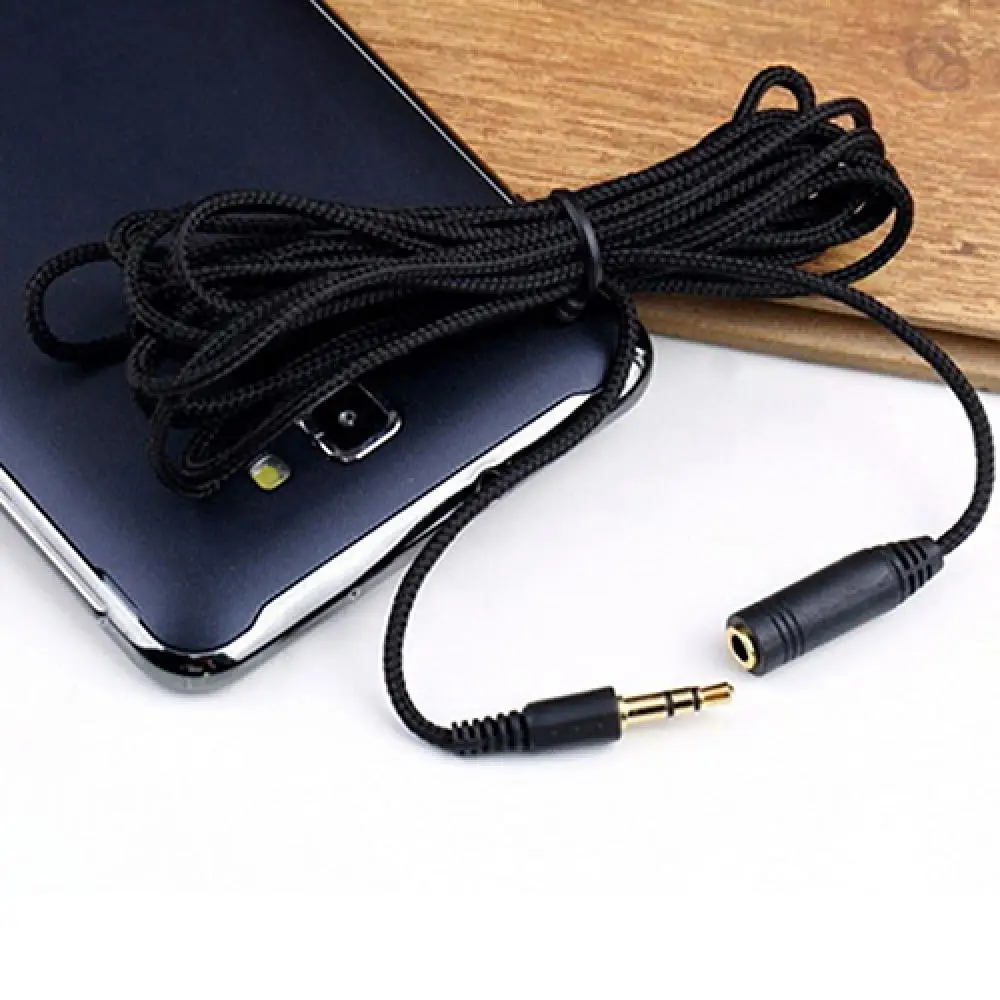 3/5M 10ft 3.5mm Audio Extension Cable Jack Female to Male Headphones Speaker Extender Cord Stereo Audio Extension Cable Cord