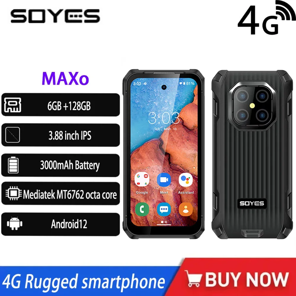NEW SOYES MAXO Rugged Smartphone IP68 3.88