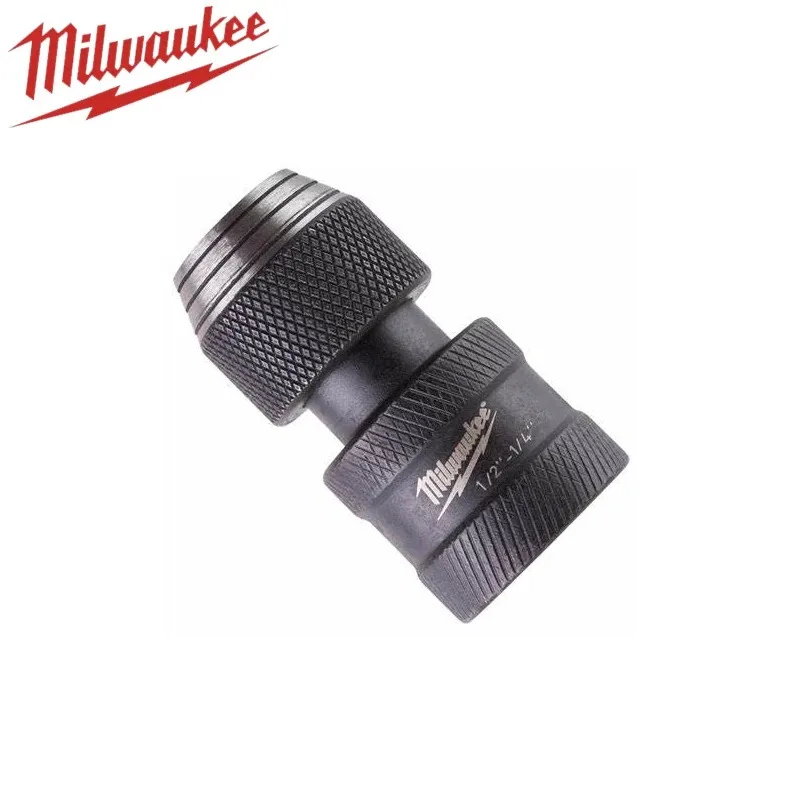 MILWAUKEE 4932471828 1⁄2 "Square 1⁄4" Hex Impact Sockets อะแดปเตอร์ Milwaukee Power Tool อุปกรณ์เสริม