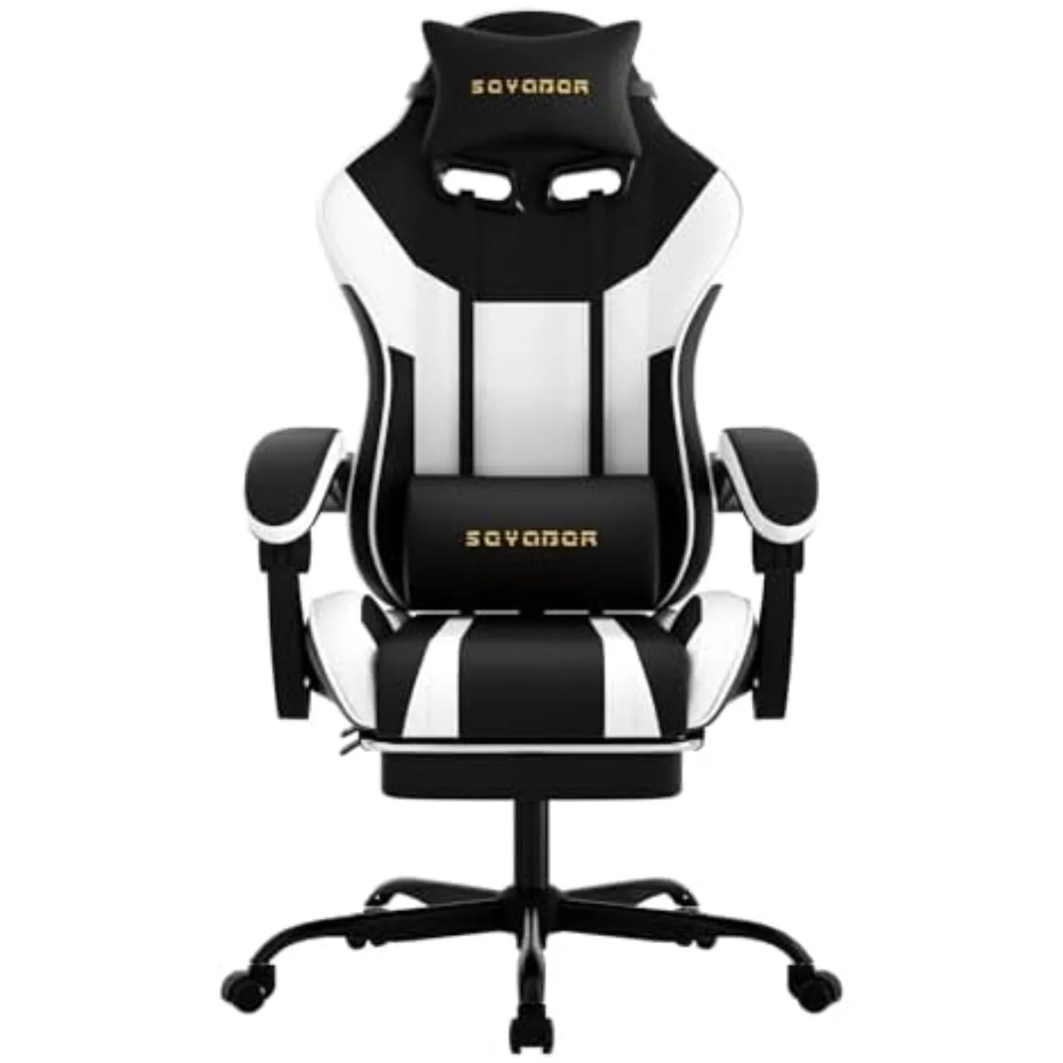 Ergonomic Gaming Chair,A Versatile 3-in-1 Video Game Chair for Work, Study, and Gaming,Features an Adjustable Backrest