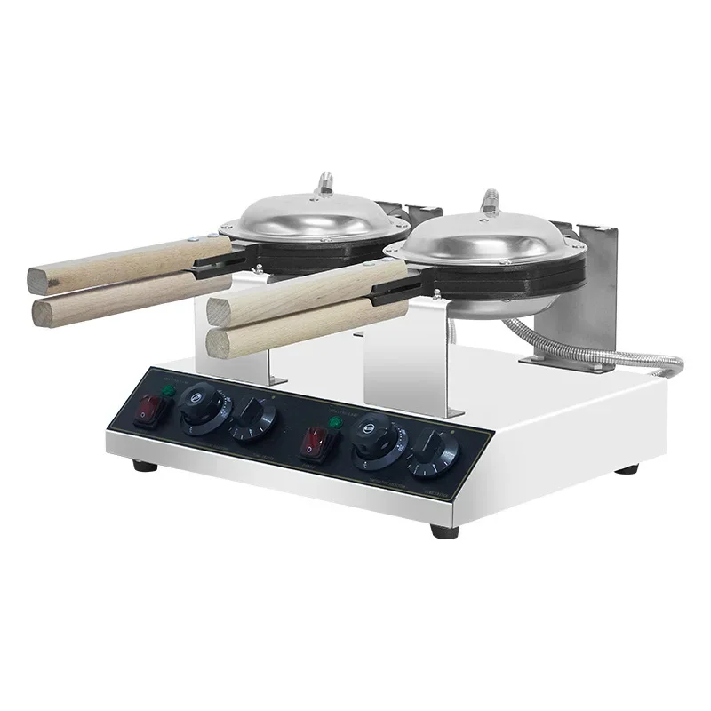 

Double-head electric egg machine Commercial Hong Kong-style heart-shaped egg plaid waffle all-in-one machine Household egg