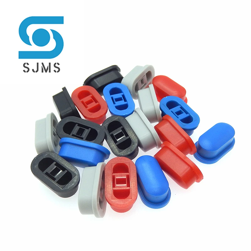 10Pcs Tactile Push Button Switch Cap Applies For 5.8*5.8 7*7 8*8 8.5*8.5mm Self-Locking Switch Button Cap A05 3*2mm