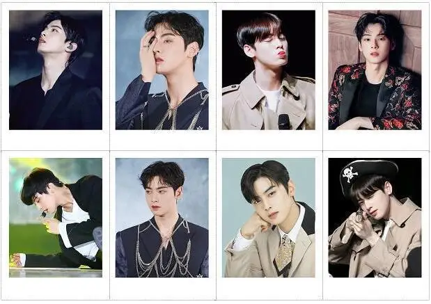 No Repetition Cha Eun-Woo Photo Mini Card Wallet Lomo Card Fans