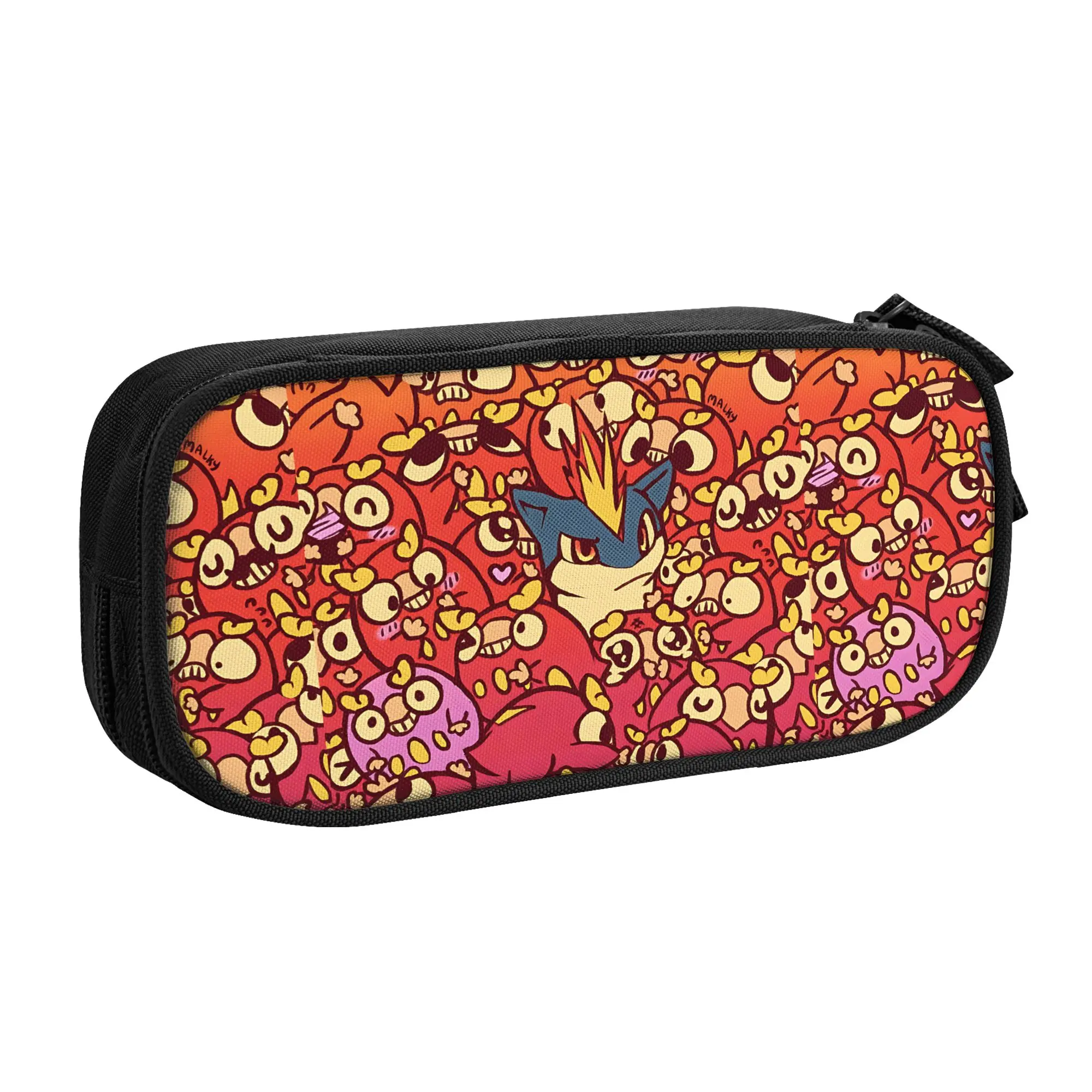Custom Cartoon Pokemon Theme Large Capacity Bags for Child  Handheld Study Bag for Boys Gilrs Kids