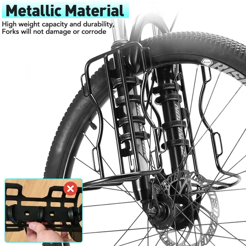 Imagen 2 del producto NEWBOLER-bolsa portátil impermeable para horquilla de bicicleta, bolsa portátil para bicicleta de 10L, bolsa para patinete eléctrico, bolsa frontal para bicicleta, 2024