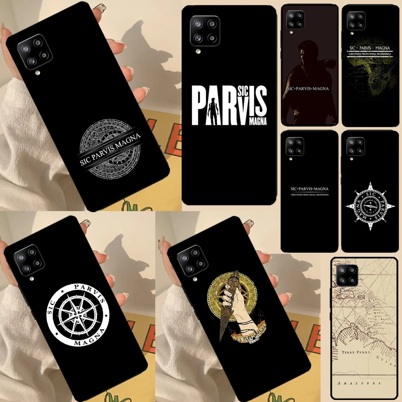 Sic Parvis Magna Uncharted Fundas For Samsung Galaxy A14 A34 A54 A12 A22 A32 A52 A72 A13 A33 A53 A73 A50 A51 A71 Case