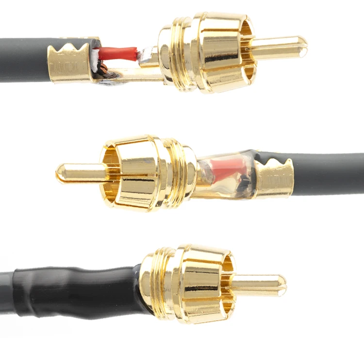 Monster Hifi Audio 300MK III  Rca Interconnect Cable with Gold Plated RCA Plug CD Amplifier 2RCA To 2RCA Male Audio Cable