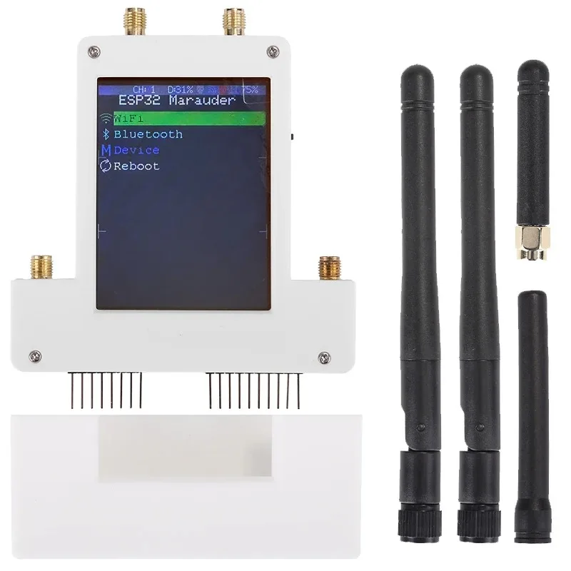 

Новейшая плата расширения 4-в-1: модуль RF 433M + модуль ESP32S2 + модуль GPS + 2.8 Predator для Flipper Zero с инструкцией