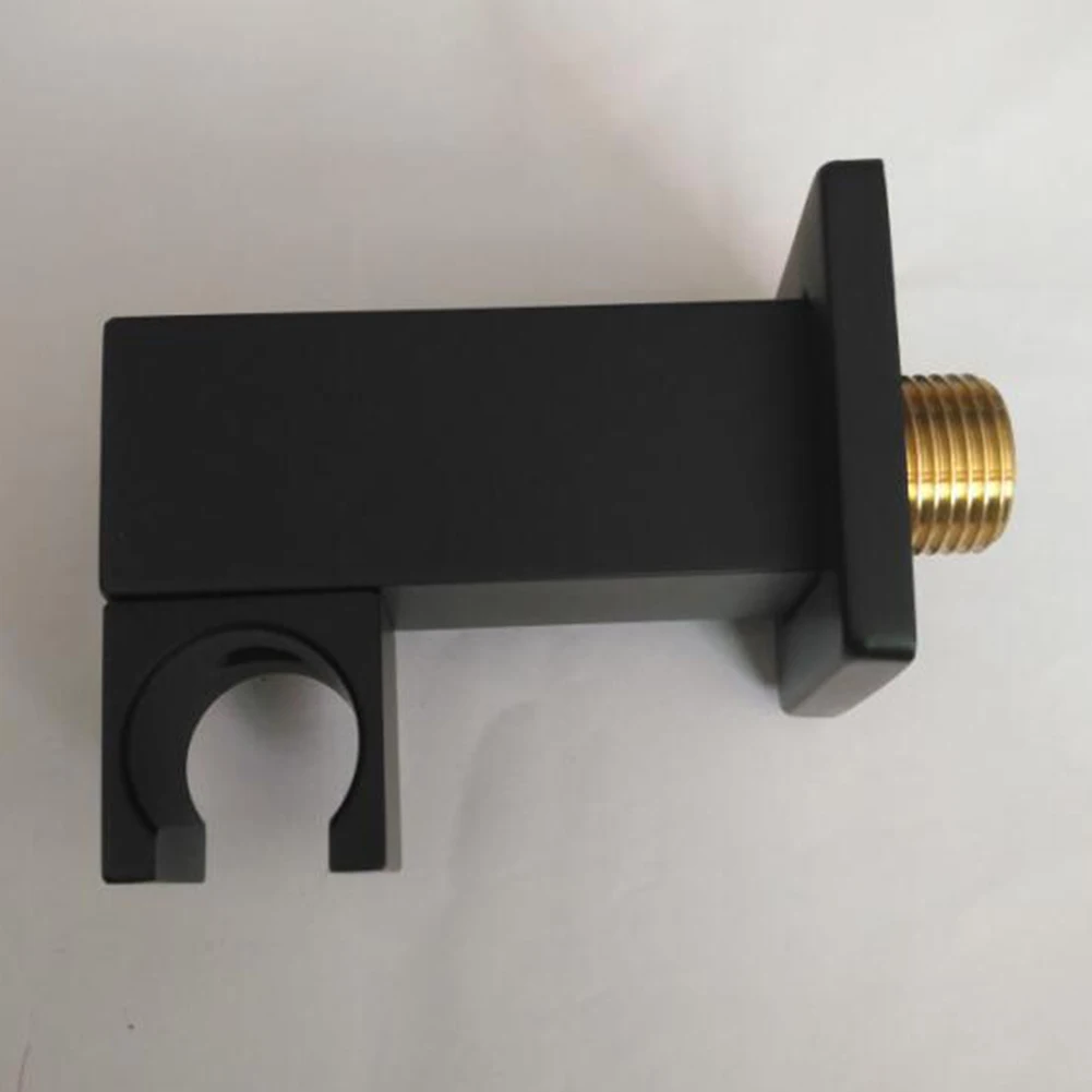 Wall Mount Shower Head Holder in Solid Brass for Handheld For Bathroom Sprayer Matte Black Brushed Gold Options