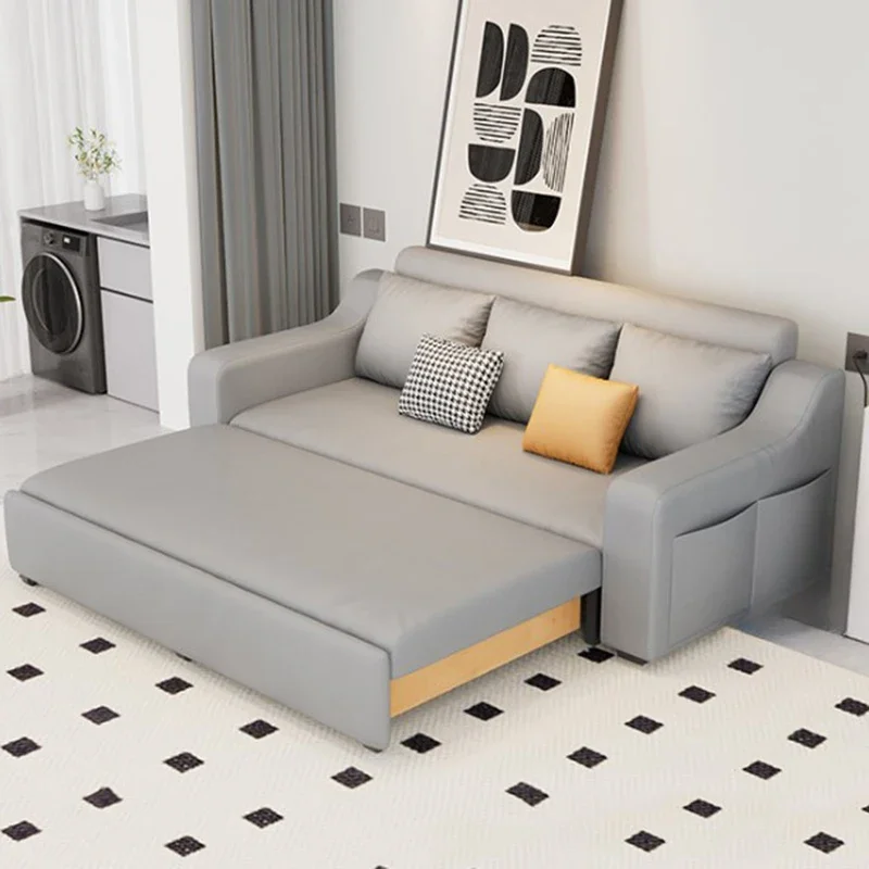 

Postmodern Foldable Couches Unique Bedroom Comfortable Storage Designer Lounge Sofa Bed Puffs Lounge Divano Trendy Furniture