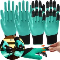 Gardening Digging Gloves Latex Waterproof Horticultural Gloves with Claws Garden Vegetable Flower Planting Stab Resistant Tools