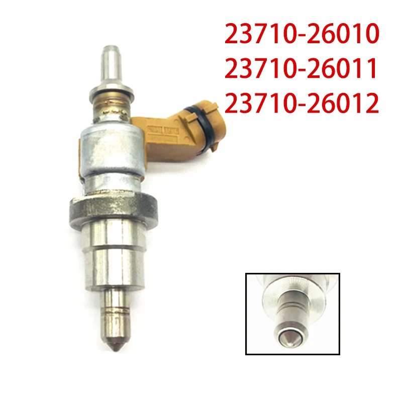 Fuel Injector 23710-26010 23710-26011 23710-26012 For Toyota-Corolla Auris Avensis 1ADFTV Rav4 2ADFHV 2371026010 23710260