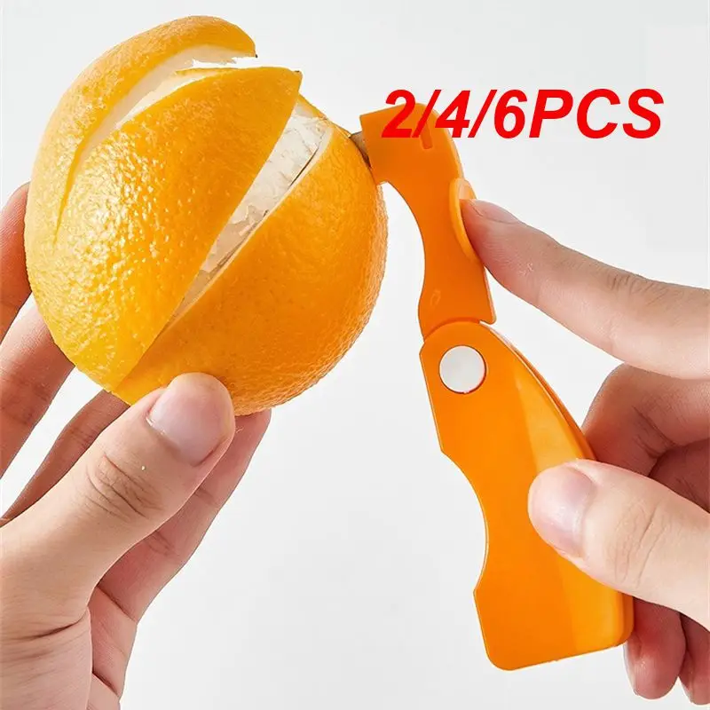 2/4/6PCS Peeler Remove Citrus Peels Easily Save Time And Energy Ergonomic Durable Kitchen Gadgets Pomegranate Peel Remover