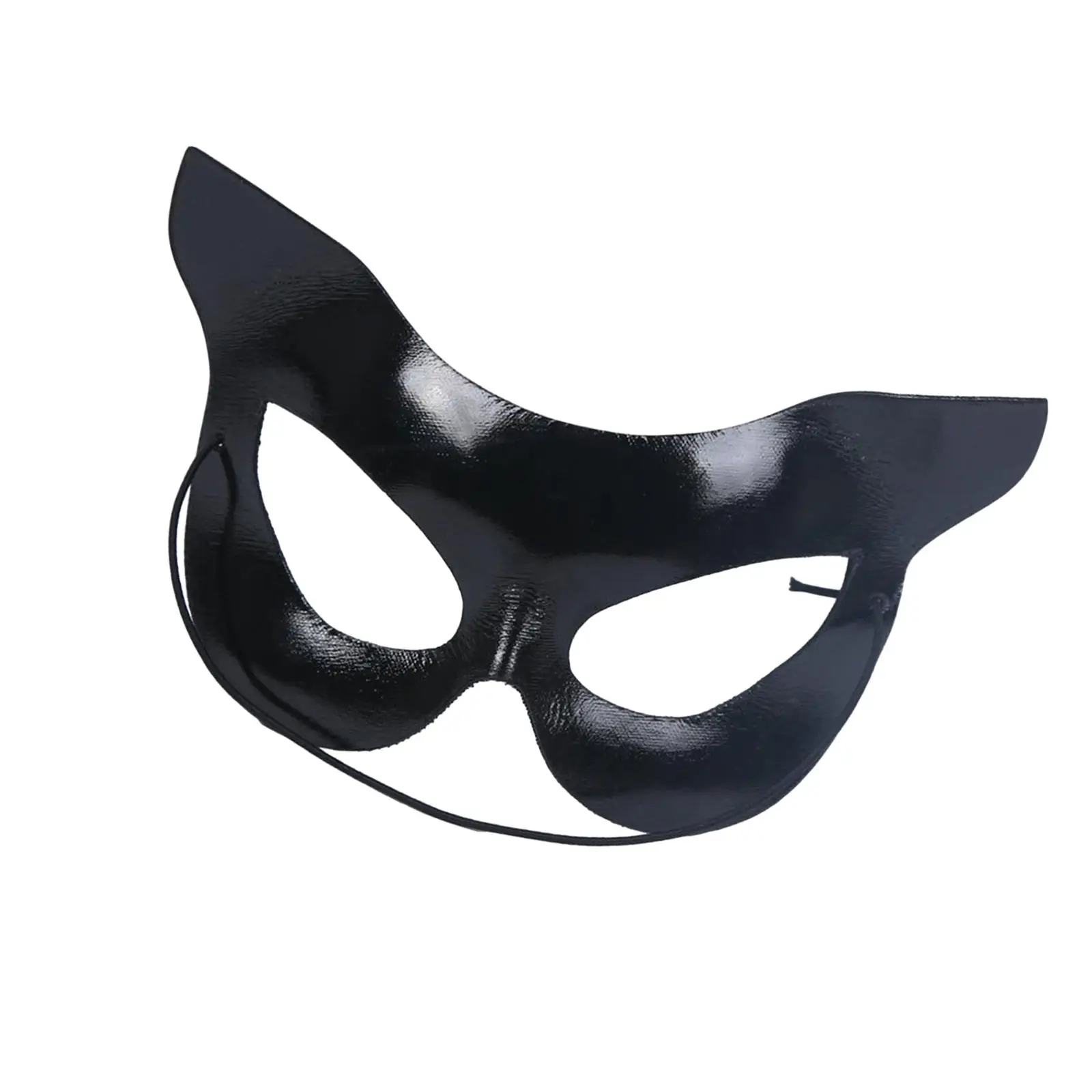 Women's Cat Mask Costume Accessory Dress up Theme Decorations Halloween Masquerade Mask for Adult Woman Girls Cosplay Night Club