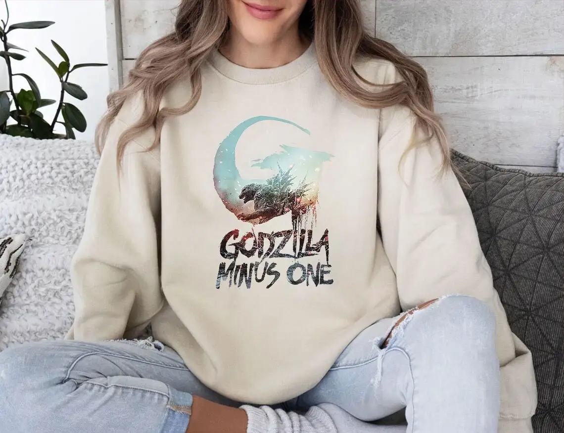 2023 New Fashion Fallow Women Sweatshirt Vintage Dinosaur Monster Print Femmale Sweater 2023 Voguish Comfort Outdoor Girl Tops