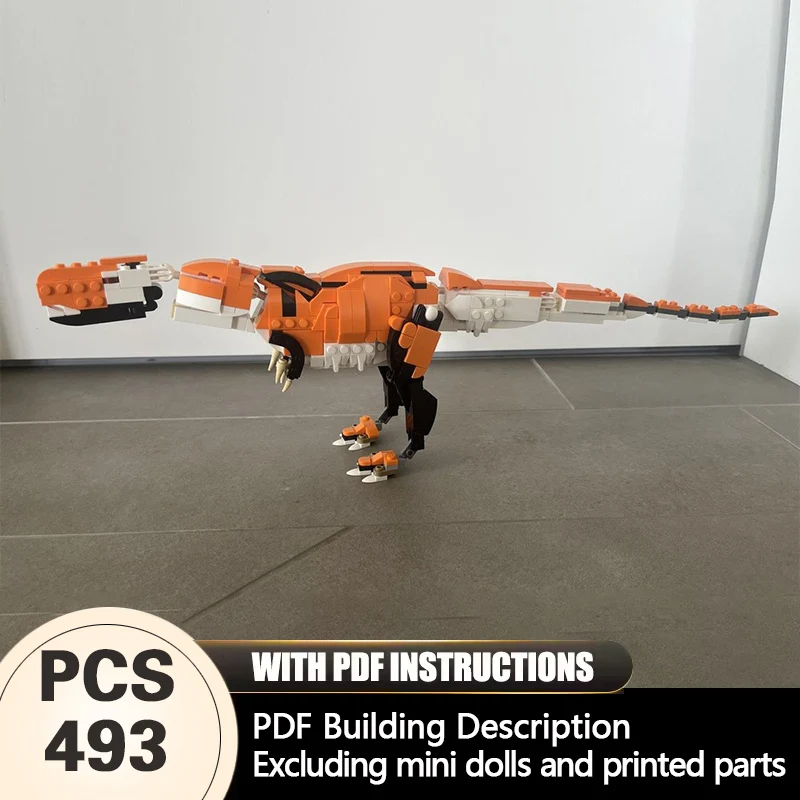 Creators Animal Series Model MOC Building Bricks Tarbosaurus Modular Technology Gifts Holiday Assemble Children Toys Suit