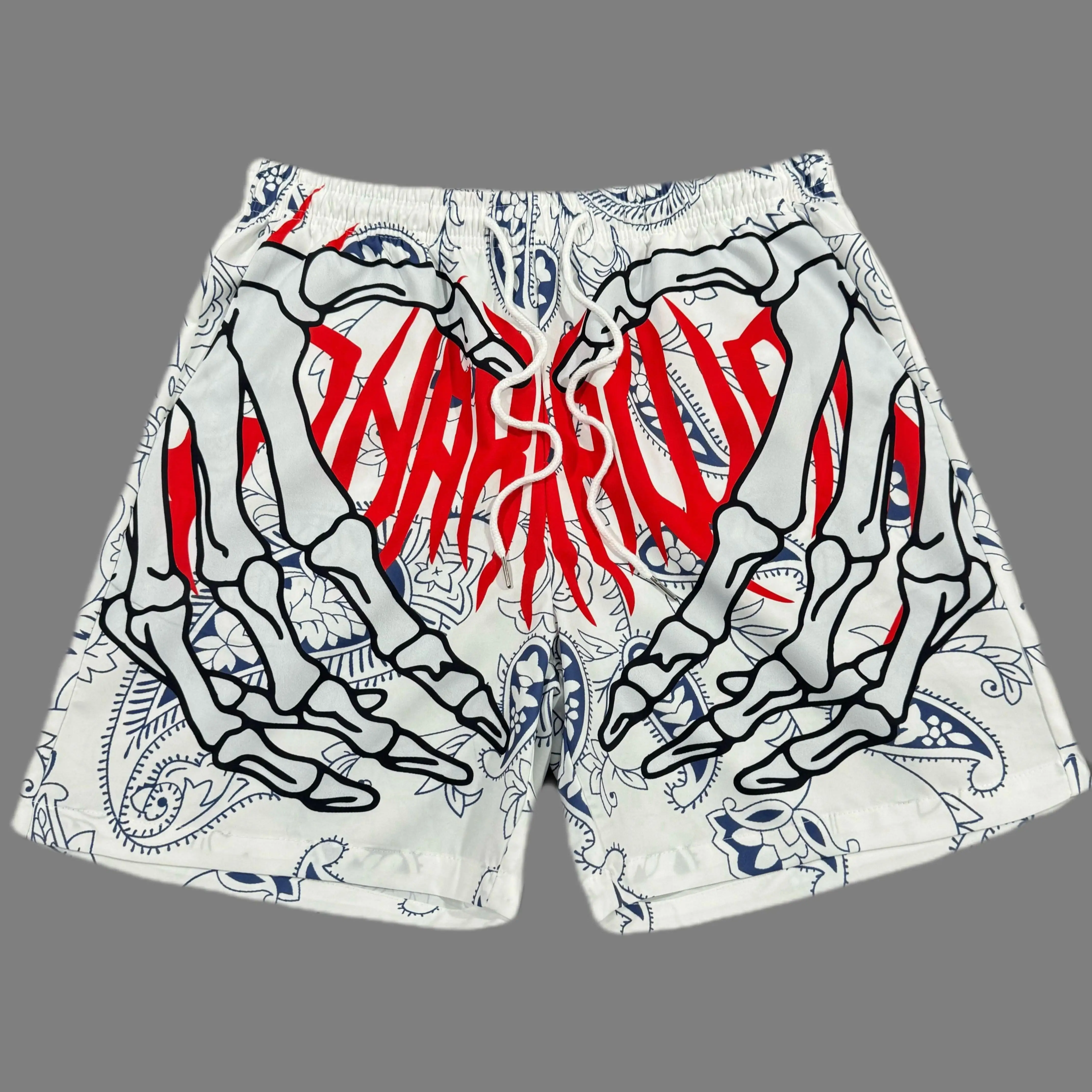 

2026 Summer New Men's Shorts - 3D Trendy Skull Pattern Print - Fashion Street Style - Comfortable Lightweight Soft