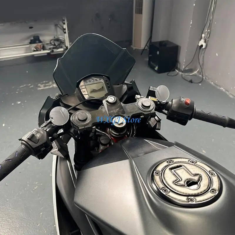 

37JE Smooth Polished Motorcycle Mirror For RC390 390 Reduced Blind Spots Coverage 2pcs