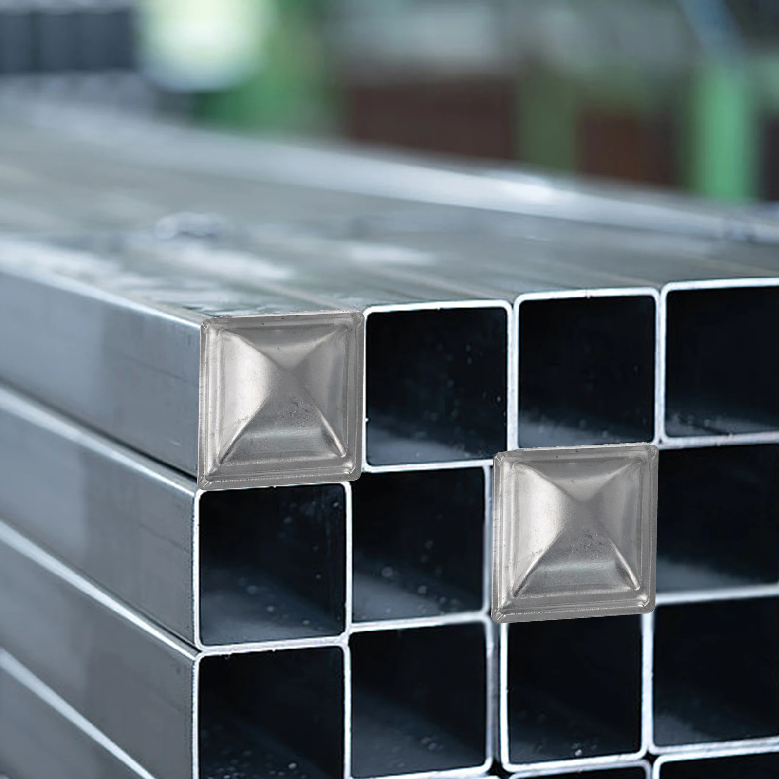 

4Pcs Iron Caps for Fence Post Durable Safe for Outdoor Use in Gardens Railings Corridors Picket Fence Decoration