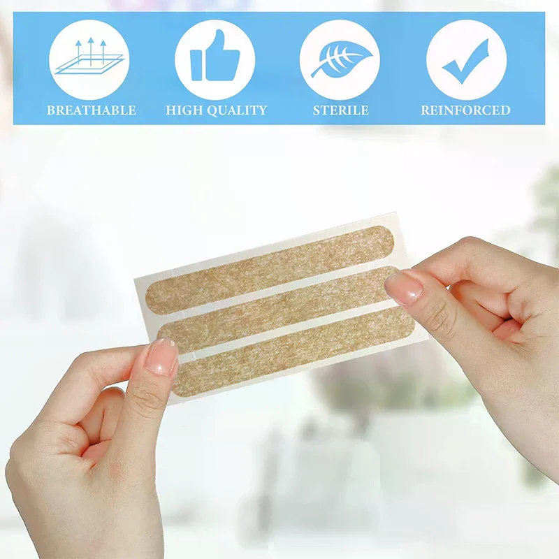 

3/5 Strips 7.5/10cm Stitch Free Adhesive Sterile Medical Bandage Strips Wound Closure Tapes Skin Repair Surgical Sutures