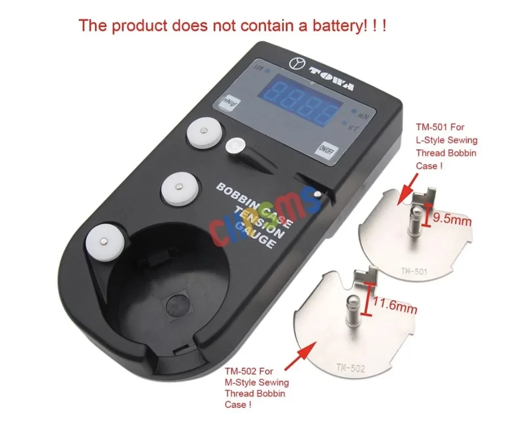 Hot Sale Towa Digital Bobbin Case Tension Gauge Compare to TM-1 L-Style & TM-3 M- Style