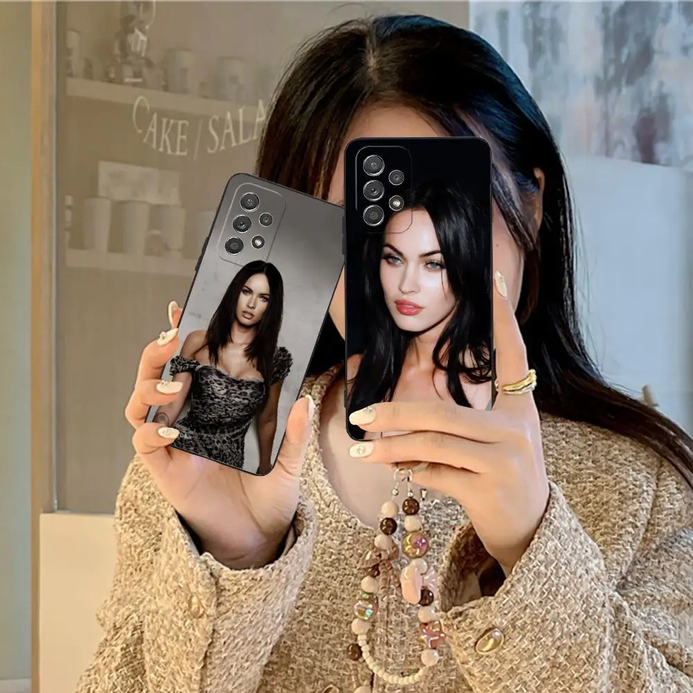 

Чехол для мобильного телефона Megan Fox для Samsung Galaxy M55 54 42 35 34 33 32 23 22 15 14 13 12 F55 5G, красочный, красивый чехол