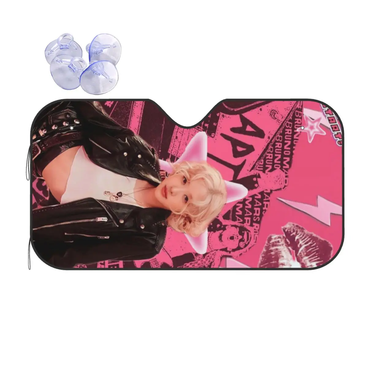 

APT ROSE Bruno Mars (8) Солнцезащитный козырек на лобовое стекло автомобиля, солнцезащитный козырек, аксессуары, чехлы