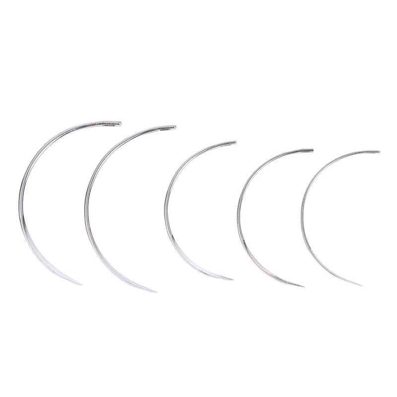 10Pcs/packs Durable Metal 1/2 Corner Medical Needle Suture Surgical Tool Double Eyelid Medical Science