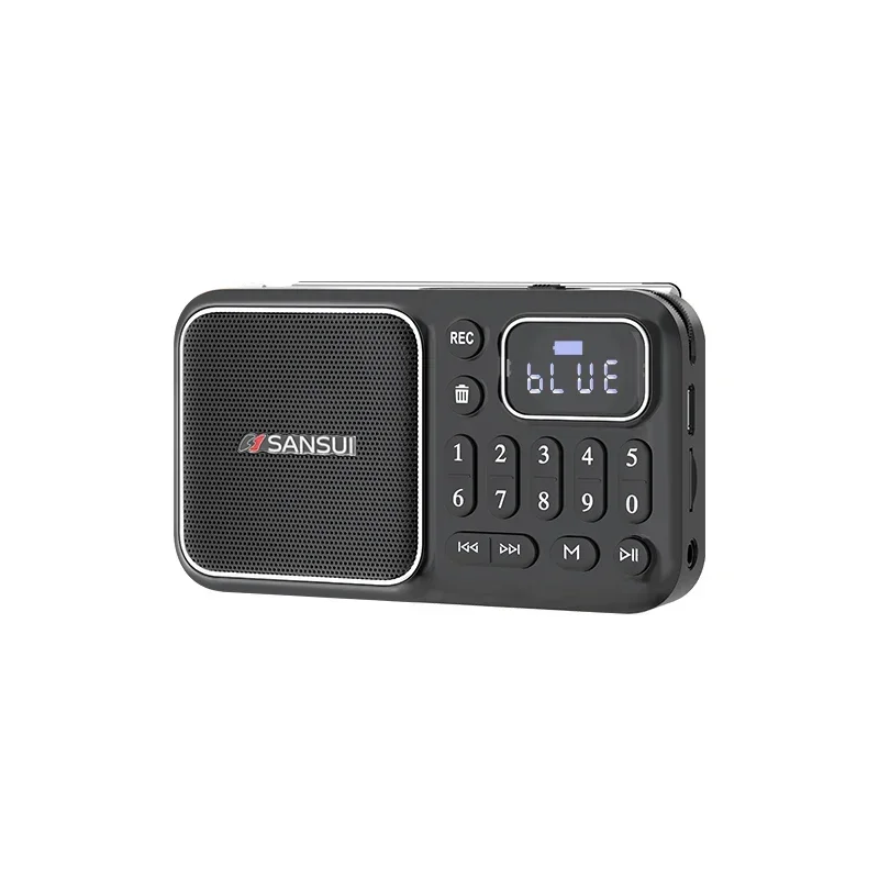 SANSUI F66 Retro Wireless Bluetooth Speaker Portable FM Radio