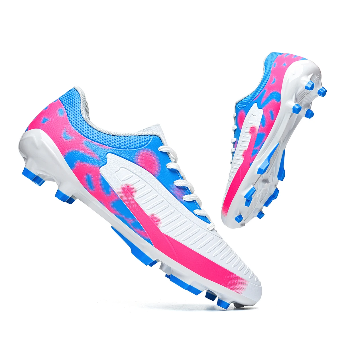 Atmungsaktive FG/AG-Fußballschuhe für Herren mit langen Stollen, geeignet für Training und Wettkampf, universelle rutschfeste Sportschuhe für alle Jahreszeiten. – Detail 5