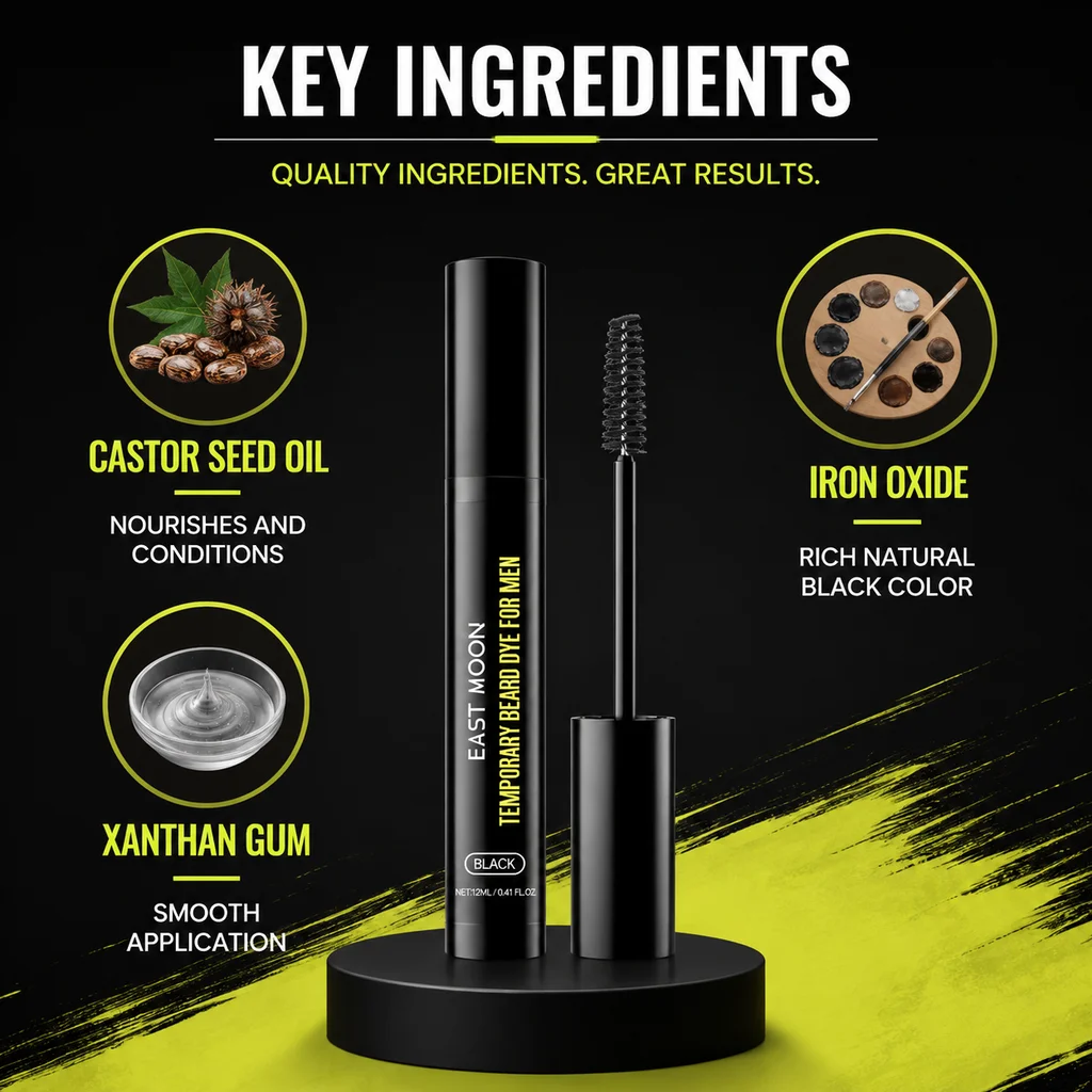 Black Beard Dye Gel Stick Men  - Beard Oil 评论和价格