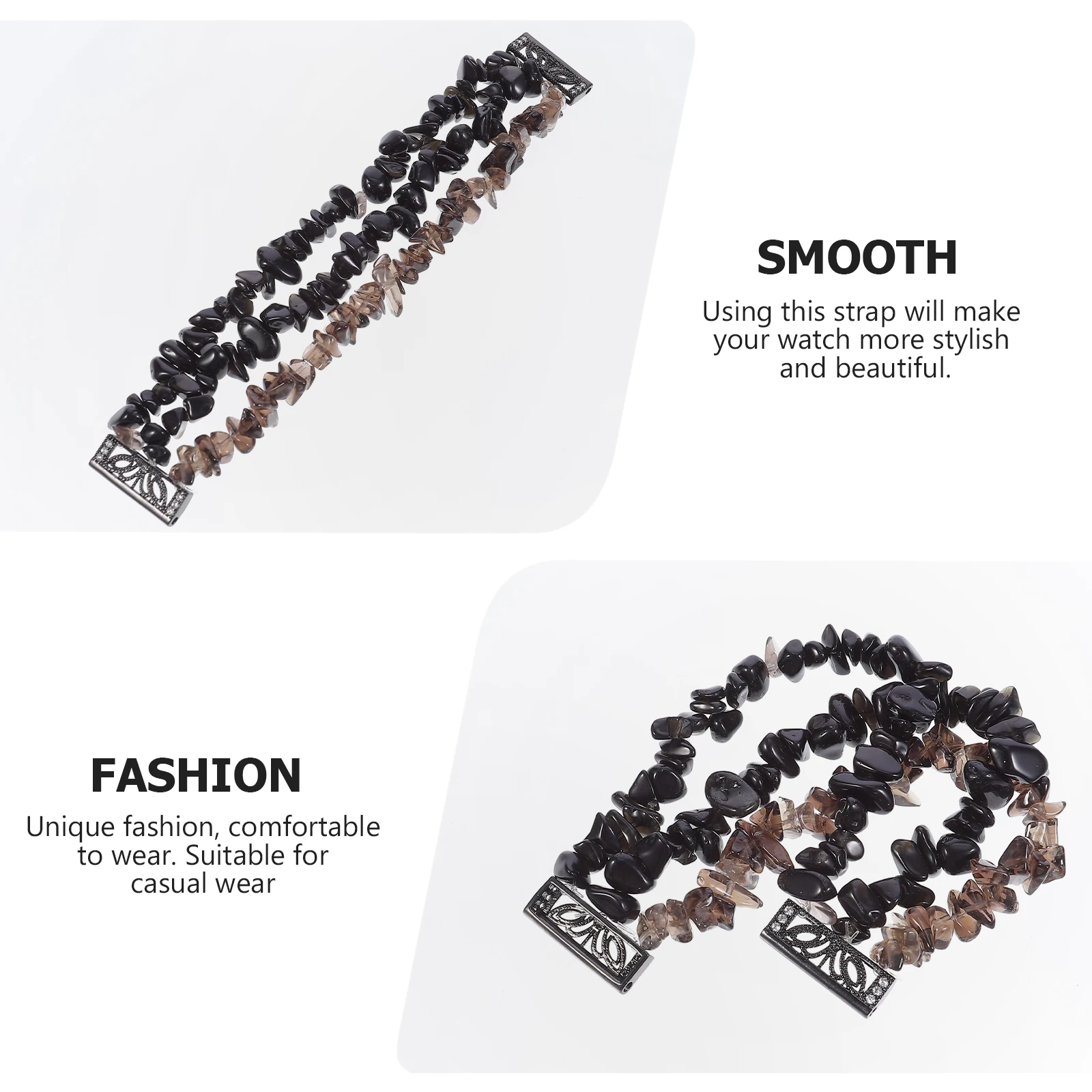

Jewelry Rough Watch Strap Wristband Portable Natural Stone Replacement Bands Miss