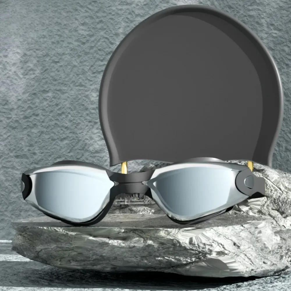 

Swimming Goggles Caps Professional Waterproof Swim Eyewear Glasses Anti-fog UV Protection No Leaking For Adult Men Women Youth