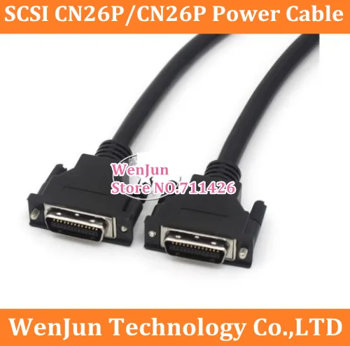 

SCSI CN26 male to male Power Cable SCSI CN26P to CN26P Data Cable withScrew type CN 26pin terminal breakout board