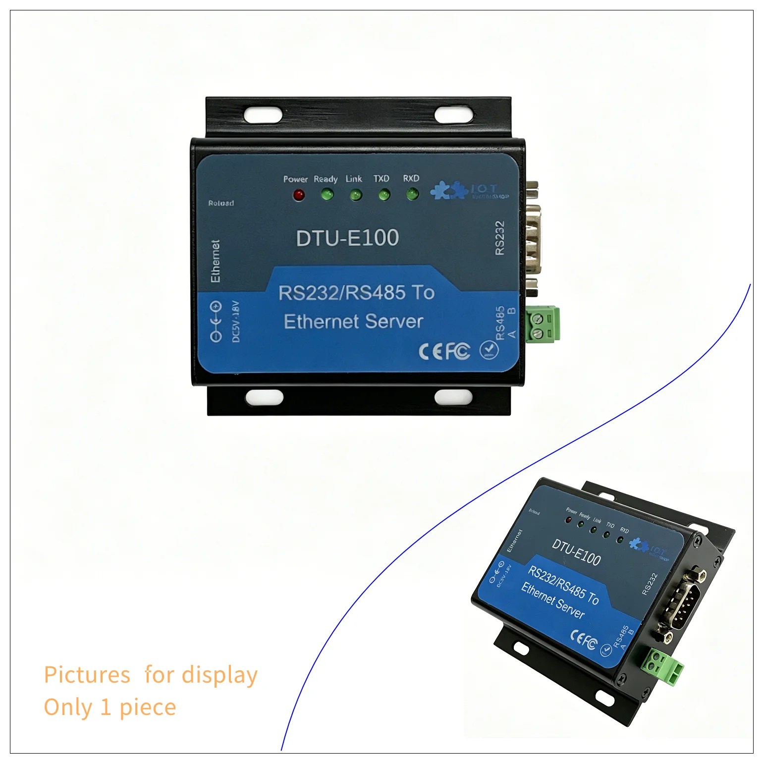High Quality Serial Server Module RS232 RS485 UART to Ethernet TCP/IP Converter Embedded DTU for Industrial Communication