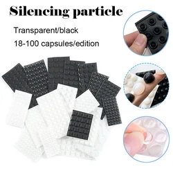 Strong Self Adhesive Round/Square Silicone Rubber Bumpers Soft Transparent Black/Clear Anti Slip shock absorber Feet Pads Damper