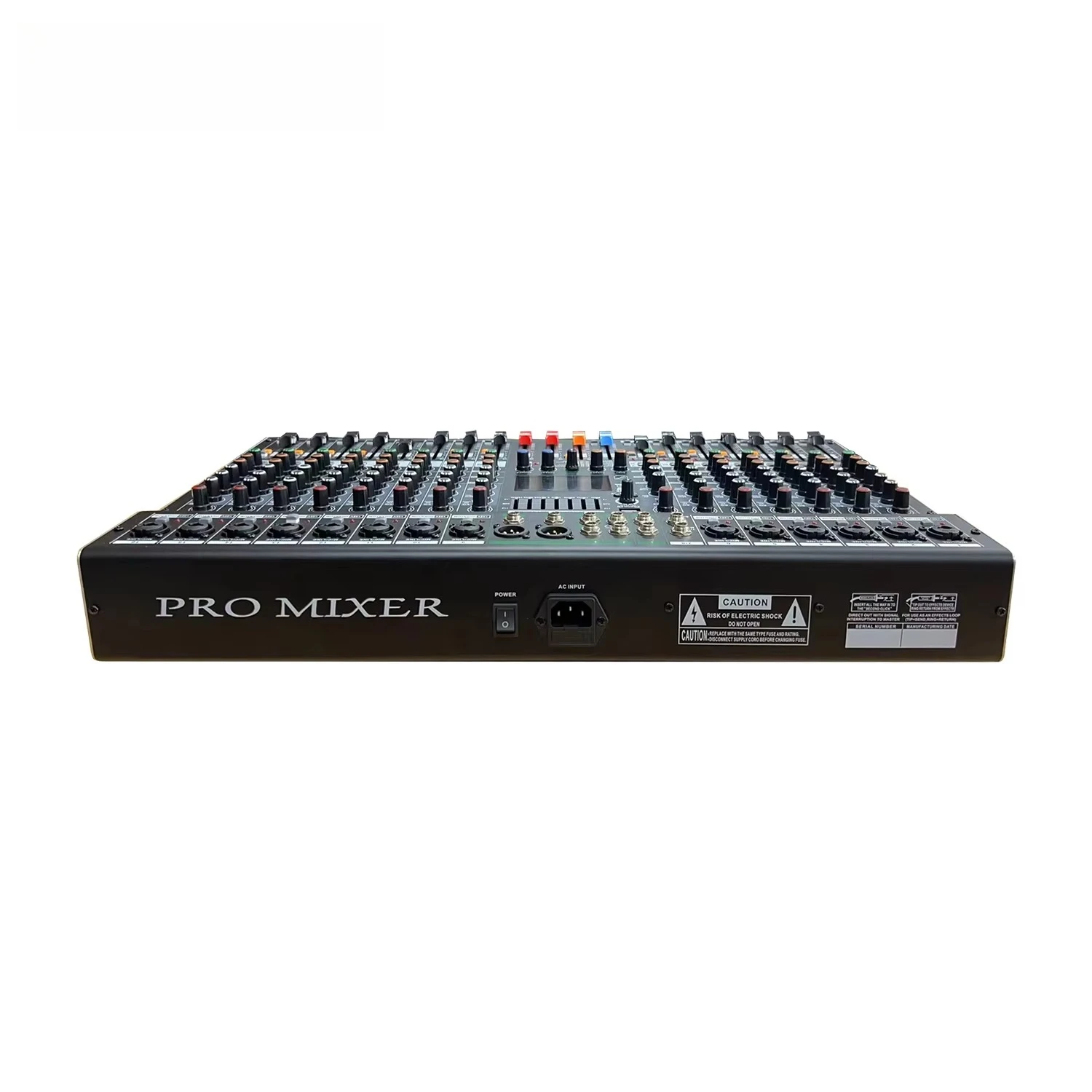 GAX-GS16 Professional 16 Channel 99DSP Mixer 7 Band Stereo Equalizer 48V Audio Project Mixer With MP3 USB Recording LED Display