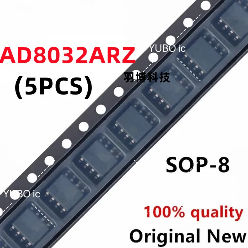 (5piece)100% New AD8032 AD8032A AD8032ARZ sop-8 Chipset