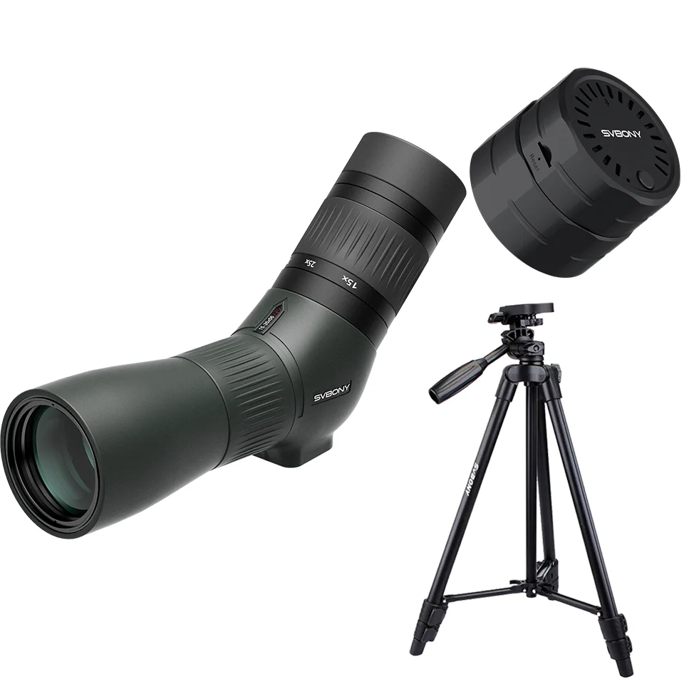 Svbony SA401PRO 15-35x56 ED APO Telescopes with Tripod SC002 Camera Wide-Angle Lightweight Spotting Scope for Bird Photography
