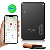 Wireless Charging Tracking Card Ultra-thin Wallet GPS Locator Smart Mini Tag iphone for apple Device Find My Airtag Replacement